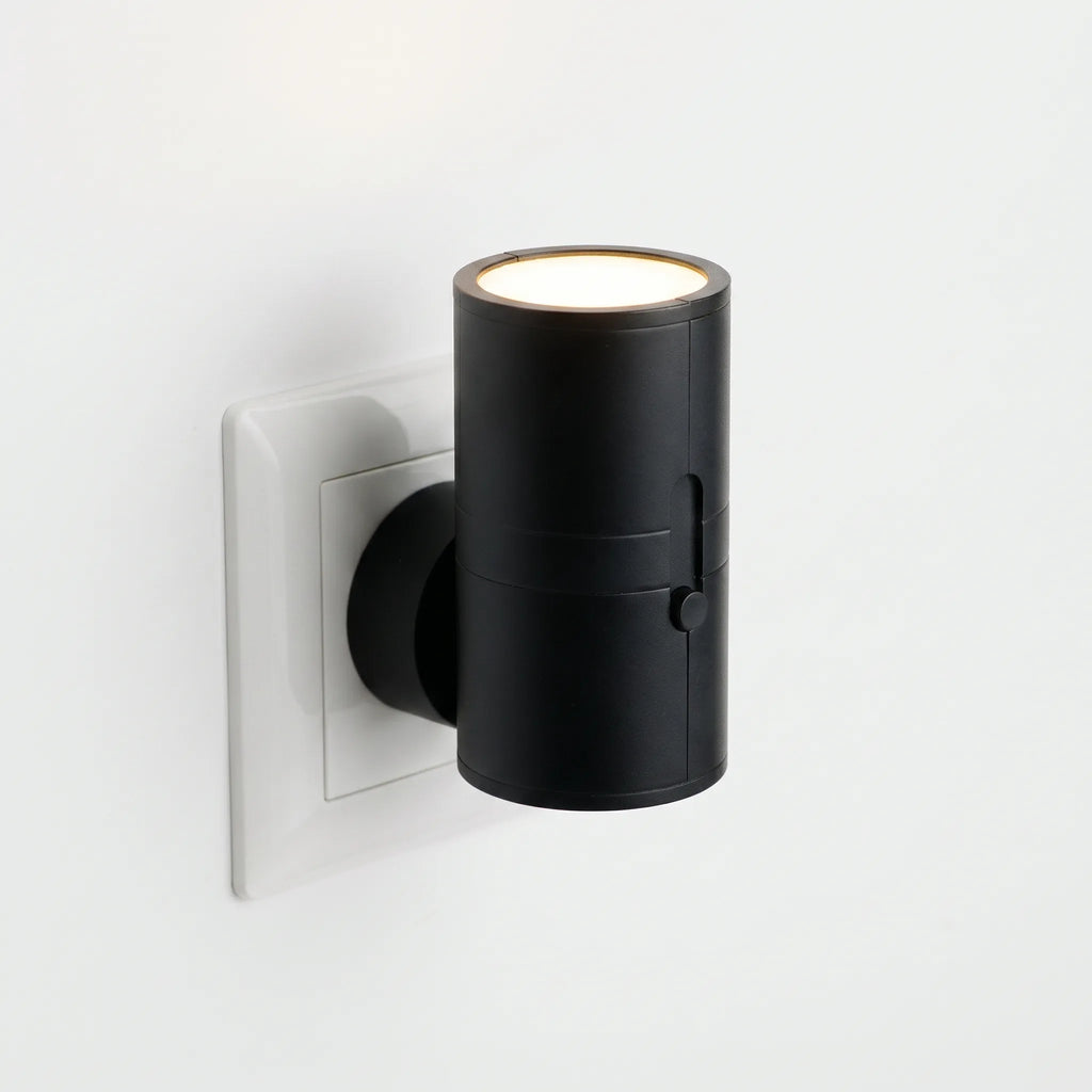 PlugGlow - Cilindervormige Wandlamp Met Stekker