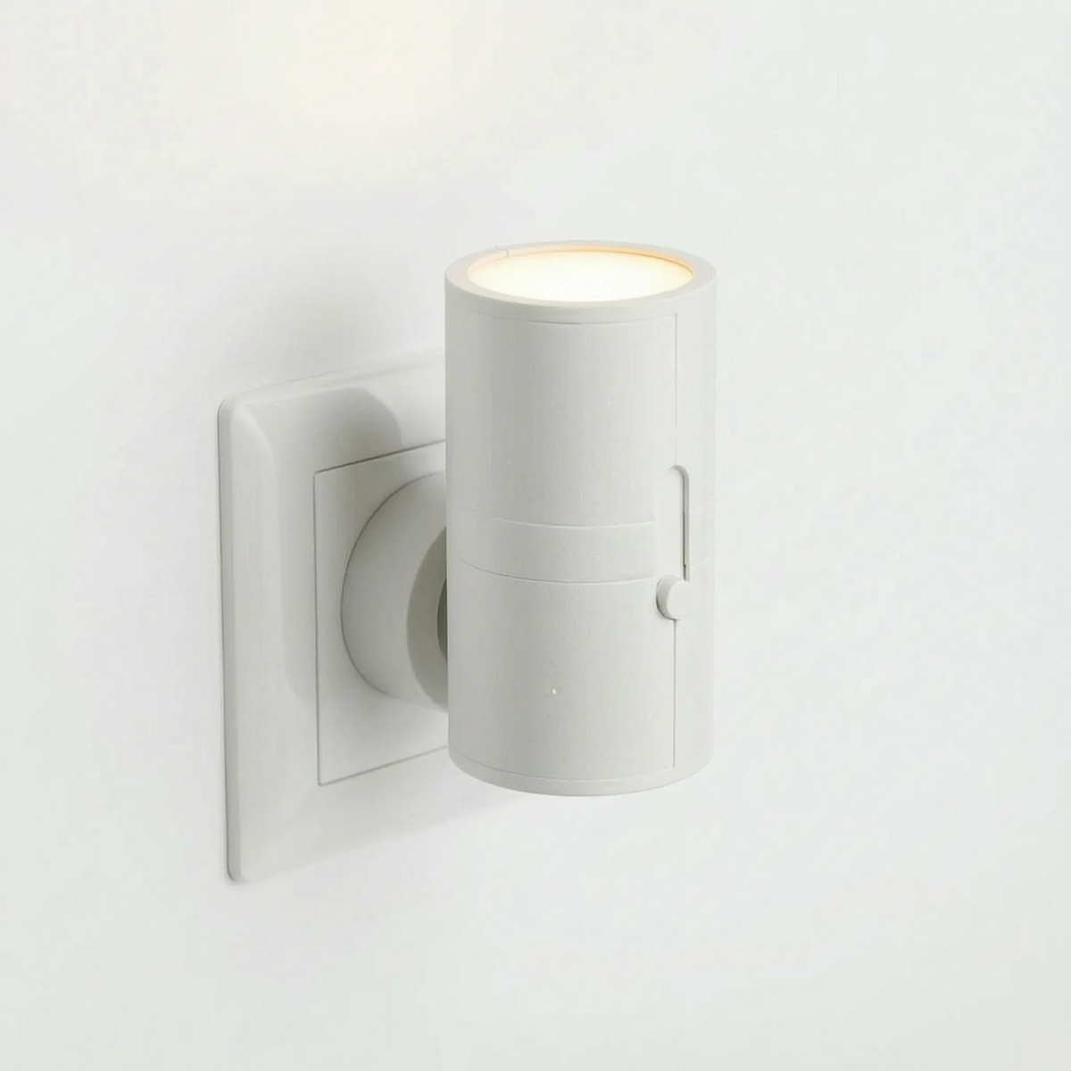 PlugGlow - Cilindervormige Wandlamp Met Stekker