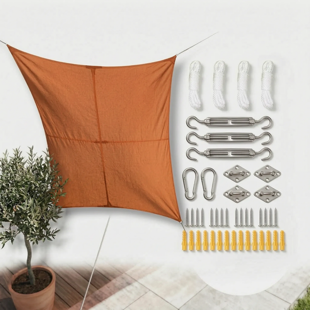 ShadeSail - Rechthoekig Schaduwdoek Voor De Tuin